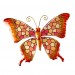 Декоративное настенное украшение "Бабочка оранж", 32х2х23 см